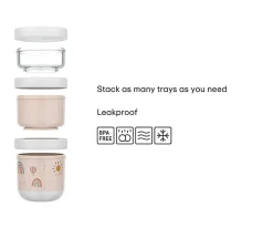 Pack 3 Dispensadores de Comida Apilable Mio Fairy Garden