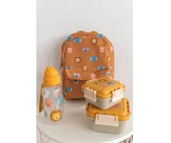 Pack Mochila Infantil + Botella Plástico Animal Friends