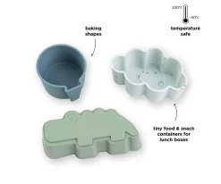 Pack 3 Moldes Silicona Happy Clouds Blue