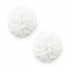 Pack 2 pinzas Roseta Gasa Blanco
