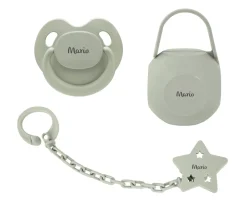 Pack Regalo Bebé Básico Sage Personalizable