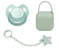 Pack Regalo Bebé Retro Slimline Verde Claro Personalizable