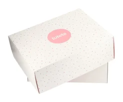 Pack Regalo Recién Nacido Personalizable Rainbow Dots Rosa