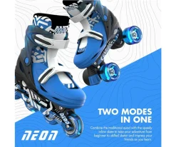 Patines Combo Neón Goteki Azul T.34-37
