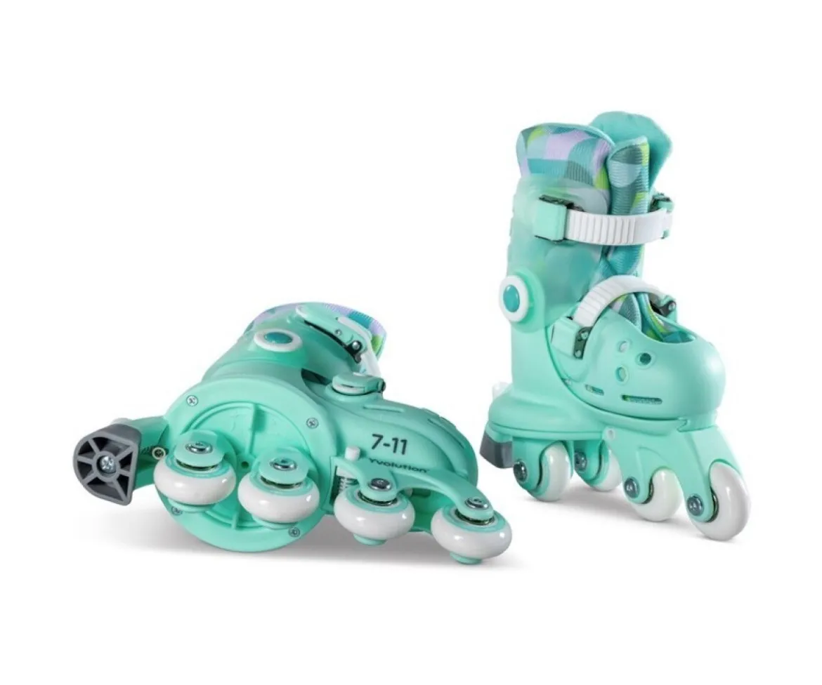 Patines Twista Verde Ajustables 2 en 1 T.23-28 Yvolution