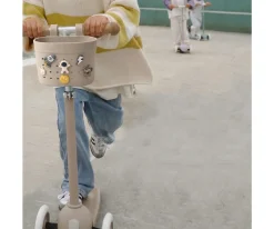Patinete Banwood Eco + Cesta Pin & Ride Deep Sea y Pines Espacio