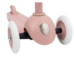 Patinete Banwood Eco + Cesta Pin & Ride Dusty Rose y Pines Flores