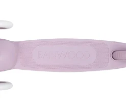 Patinete Banwood Eco + Cesta Pin & Ride Lavender y Pines Magia