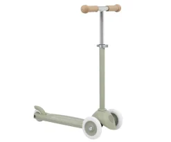 Patinete Banwood Eco + Cesta Pin & Ride Olive y Pines Dinosaurios