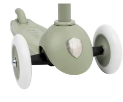 Patinete Banwood Eco + Cesta Pin & Ride Olive y Pines Dinosaurios