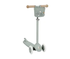 Patinete Banwood Eco + Cesta Pin & Ride Olive y Pines Dinosaurios