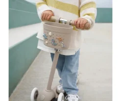 Patinete Banwood Eco + Cesta Pin & Ride Sand y Pines Dinosaurios