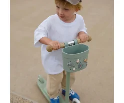 Patinete Banwood Eco + Cesta Pin & Ride Teal y Pines Espacio