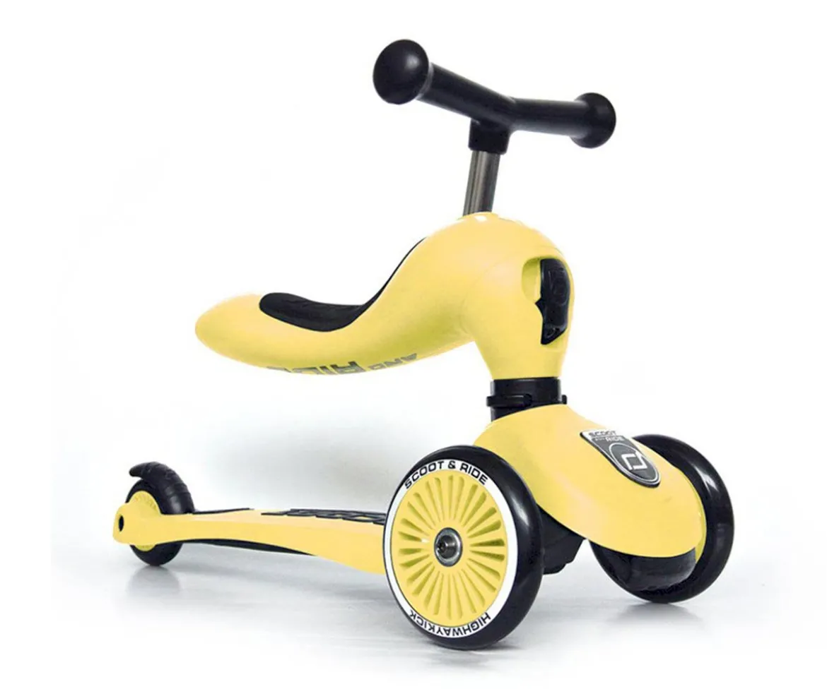 Patinete 2 en 1 Highwaykick One Lemon