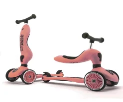 Patinete 2 en 1 Highwaykick One Peach
