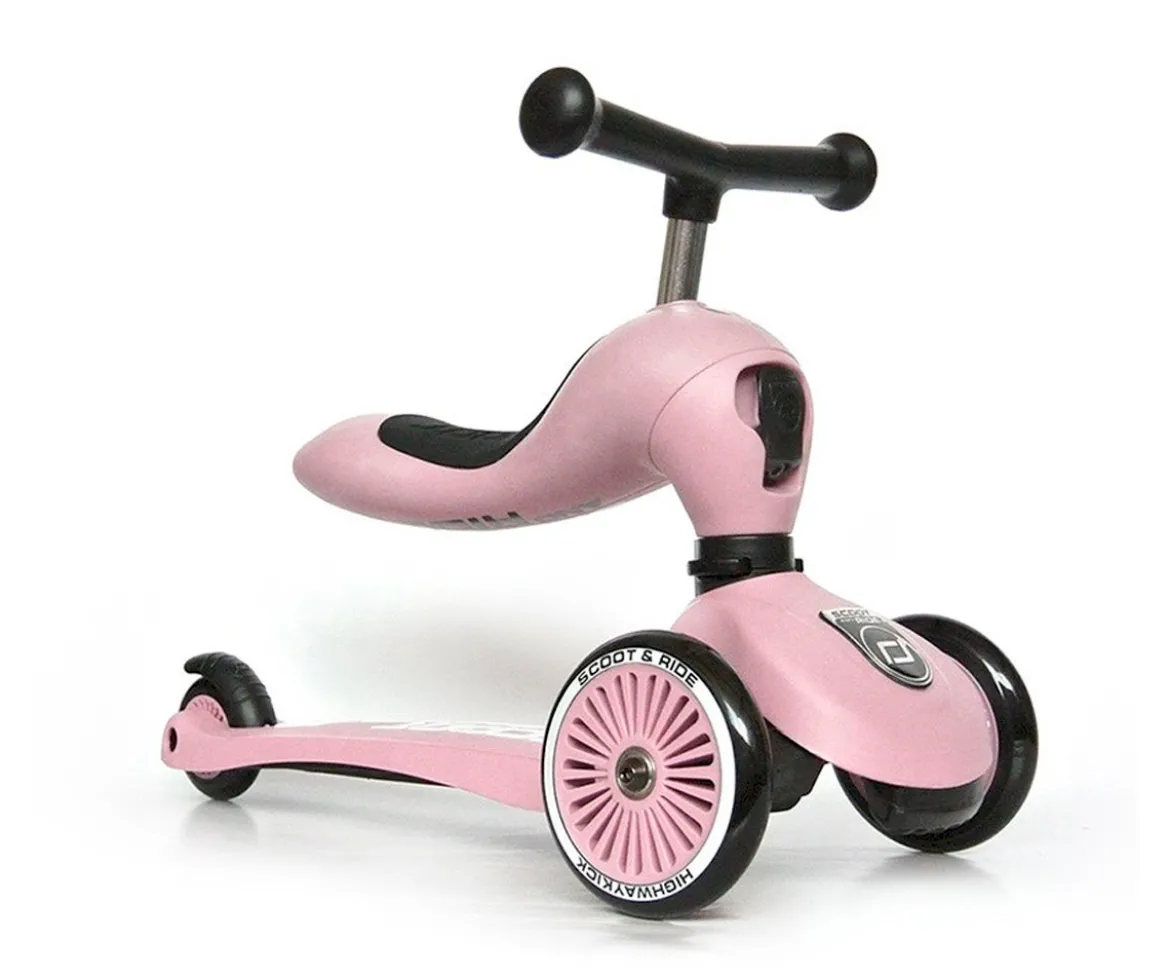 Patinete 2 en 1 Highwaykick One Rosa