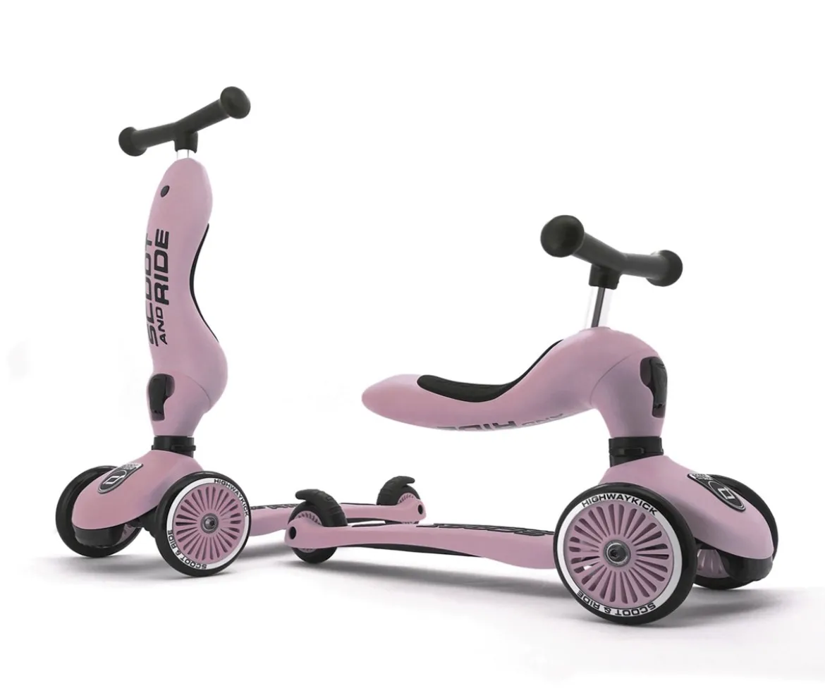 Patinete 2 en 1 Highwaykick One Rosa