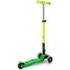 Patinete Maxi Deluxe Plegable Neon Led Verde / Amarillo