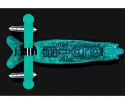 Patinete Micro Deluxe Plegable Orion Glow Led Azul