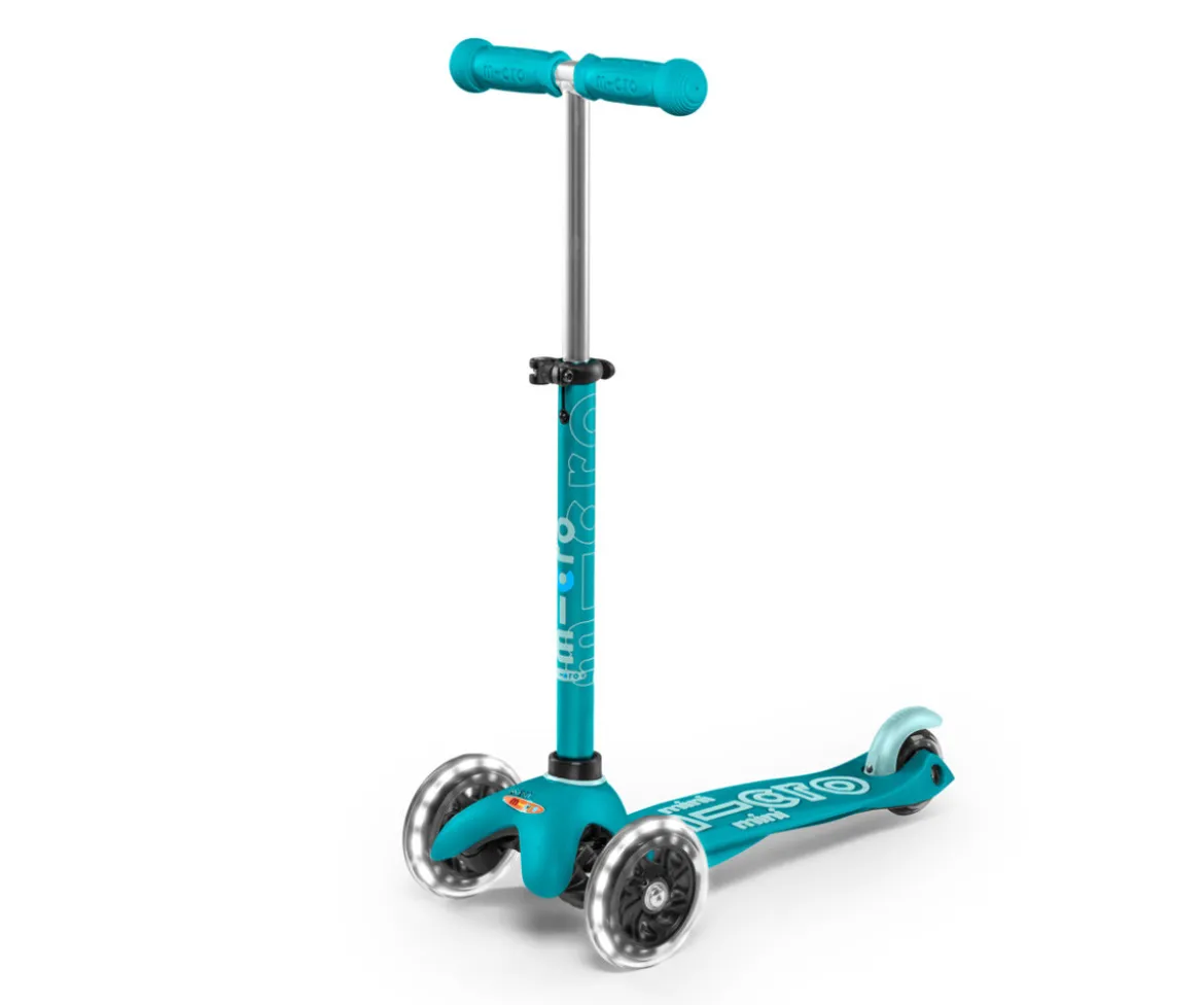 Patinete Mini Micro Deluxe Aqua Luces LED