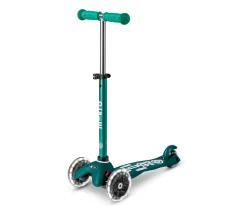 Patinete Mini Micro Deluxe Eco Verde con Luces LED