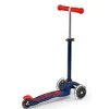 Patinete Mini Micro Deluxe Marino/Rojo Luces LED
