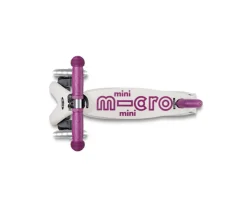 Patinete Plegable Mini Micro Deluxe Eco Lila Luces LED