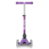 Patinete Plegable Mini Micro Deluxe Lila Luces LED
