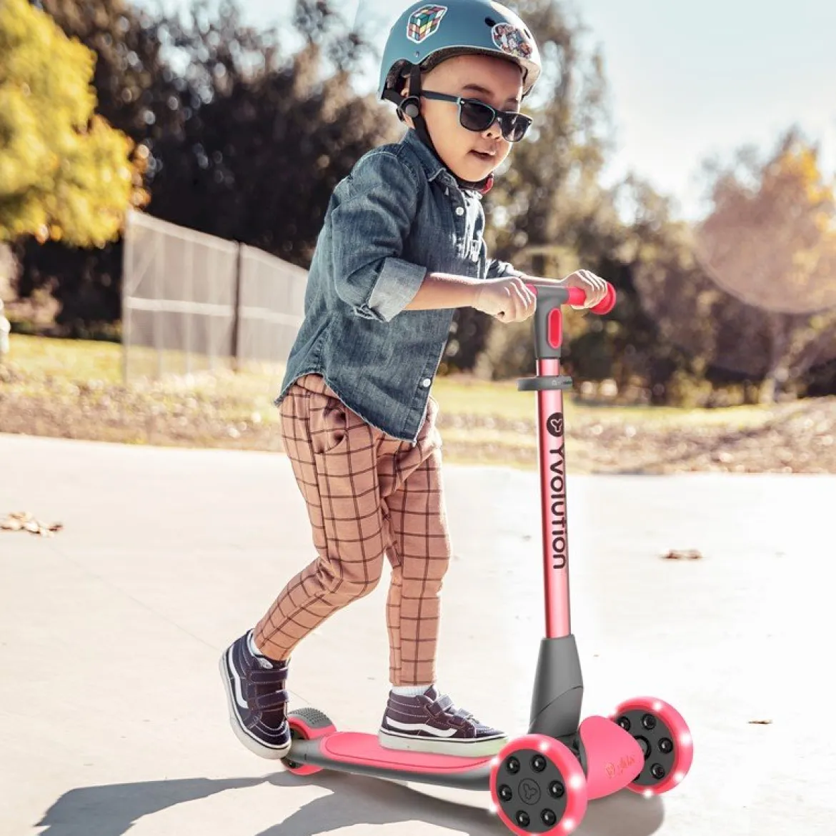 Patinete Yglider Nua Rojo Yvolution