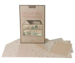Pegatina de Papel para Pared Granja en Miniatura Mouse Hole