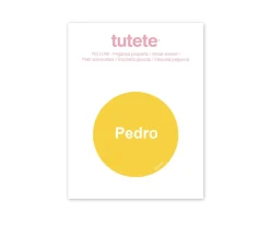 Pegatina Pequeña Amarilla para Botella