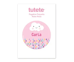 Pegatina Pequeña Nube Rosa