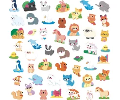50 Pegatinas de Animales