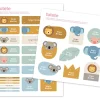 29 Pegatinas para Objetos Animal Friends
