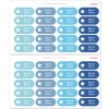 40 Pegatinas para Objetos Azul Estrella