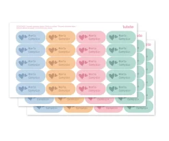 60 Pegatinas para Objetos Corazones