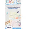 40 Pegatinas para Objetos "Escribe tu Texto" Colores