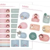 29 Pegatinas para Objetos Little Red
