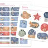 29 Pegatinas para Objetos Planes