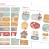 29 Pegatinas para Objetos The Three Little Pigs