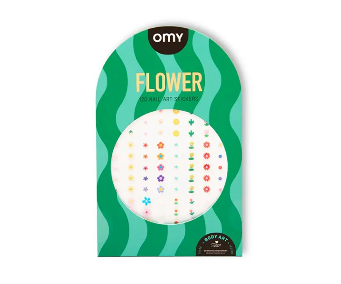 120 Pegatinas para Uñas Flower