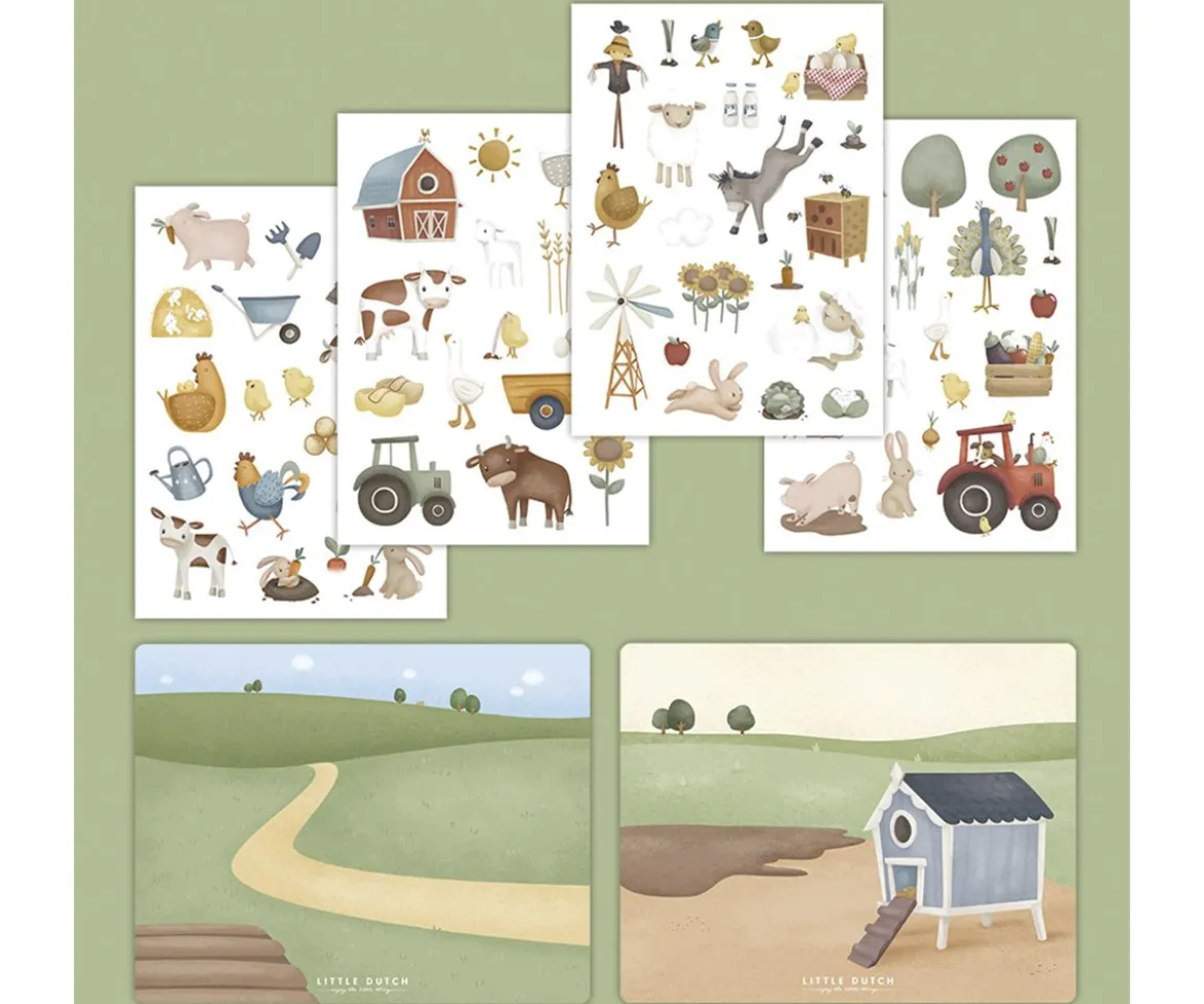 Pegatinas para Ventana Little Farm