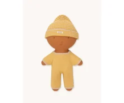 Pelele Largo para Muñecos Gommu Rayas Amarillo Crema