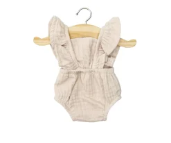 Pelele Lou Retro en Gasa de Algodón Mastic para Muñeco Gordis