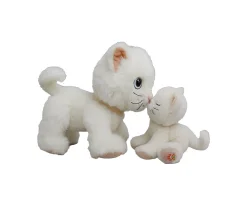 Peluche Articulado Dinkum Cat Lux White