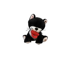 Peluche Binky Kitten Kit Black and White