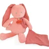 Peluche Conejo con Mini Doudou Terracota Personalizable