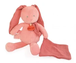 Peluche Conejo con Mini Doudou Terracota Personalizable