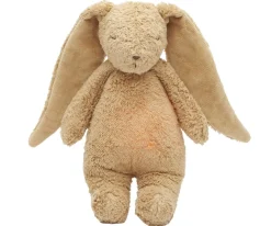 Peluche Luz-Sonido Conejo Orgánico Moonie 2.0 Cappuccino Personalizable
