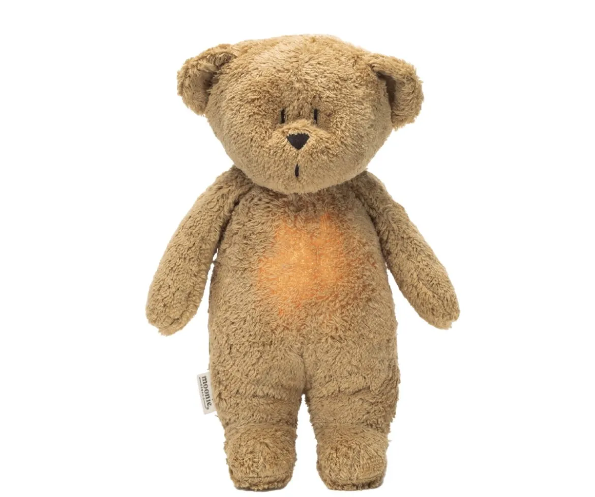 Peluche Luz-Sonido Oso Orgánico Moonie 2.0 Capuccino